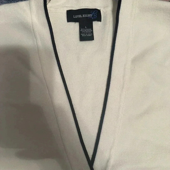Level Eight 8 - V Neck Button Down Cardigan - Size Large - Picture 2 of 5